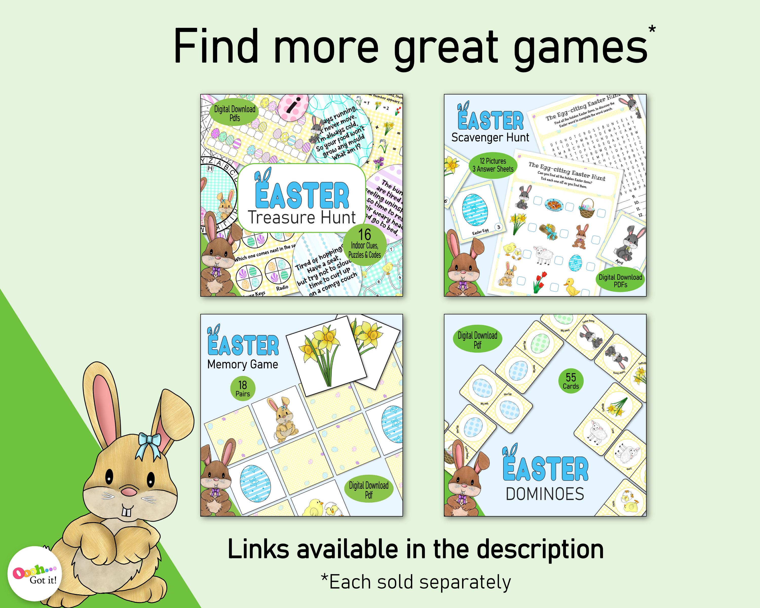 Easter Bingo Game for Kids – Fun Printable Spring Party Activity for ...