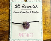Crystal Sentiment String - Amethyst All Rounder Hemp Cord