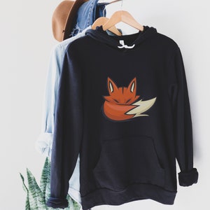 Cute Fox Hoodie | Eco-Friendly Unisex Fox Sweater