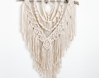 Beige Macrame Wallhanging Medium
