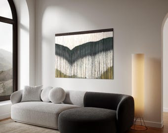 PNW Dyed Textile Tapestry Wall Hanging