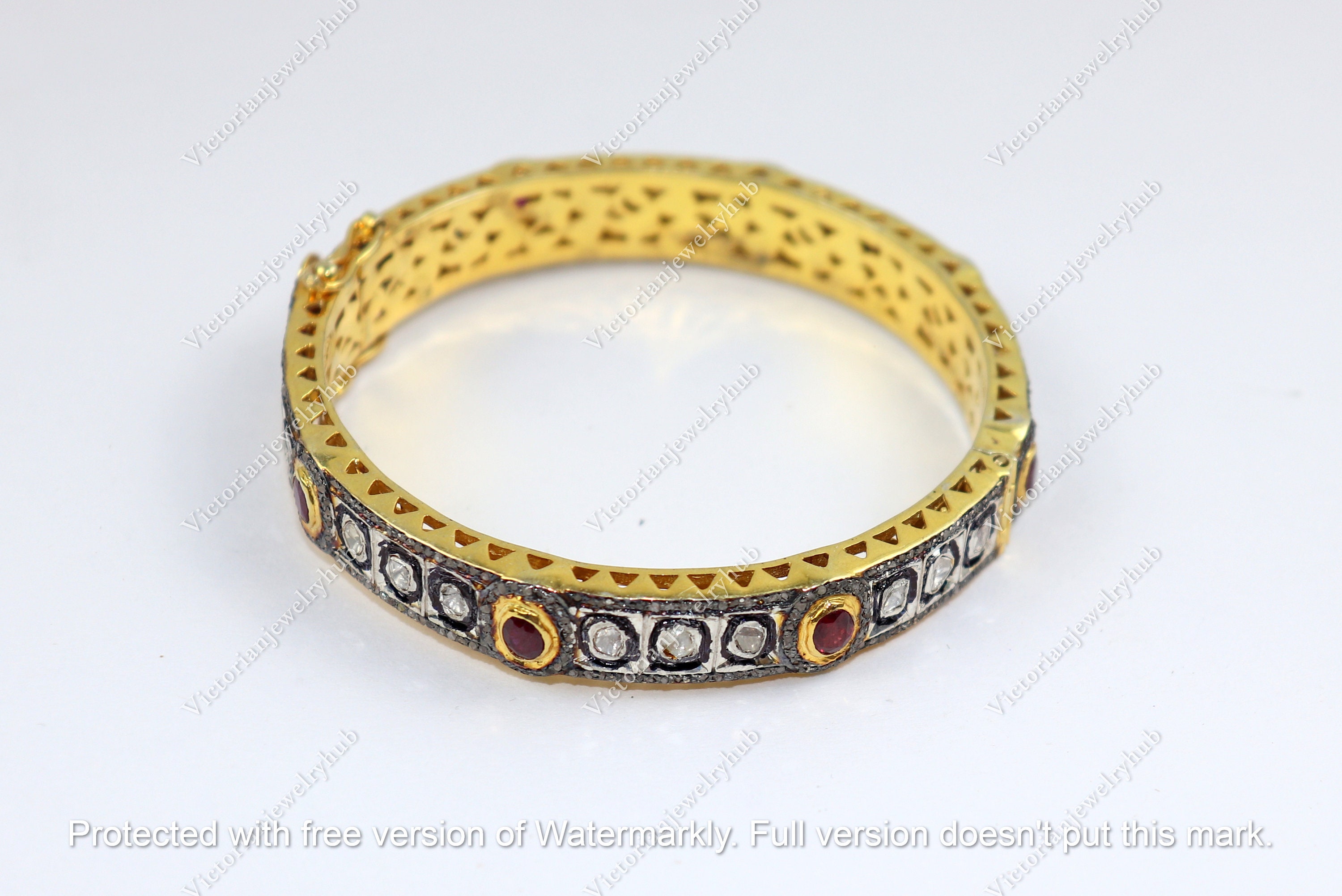 High quality 16 Natural Ruby bracelet made of Premium silver. | eBay