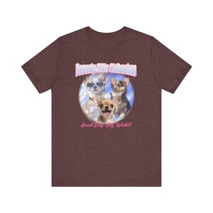 Camiseta divertida para amantes de los perros: perro pequeño, billetera grande, camiseta de manga corta unisex para amantes de las mascotas, regalos para dueños de perros, entusiastas de los animales, linda