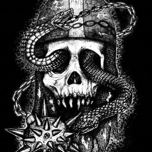 Knight Serpent Back Patch