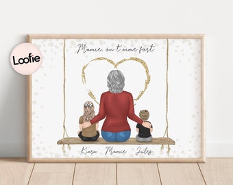 Cadeau Fête des Grands Mères | Cadeau Mamie Personnalisé | Grand Mère Cadeau