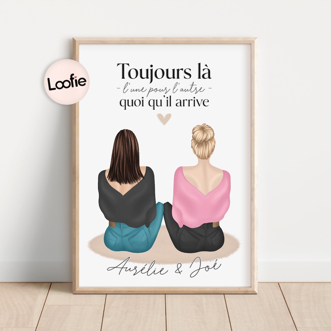 Cadeau Meilleure Amie Affiche Meilleure Amie Personnalisée Etsy France