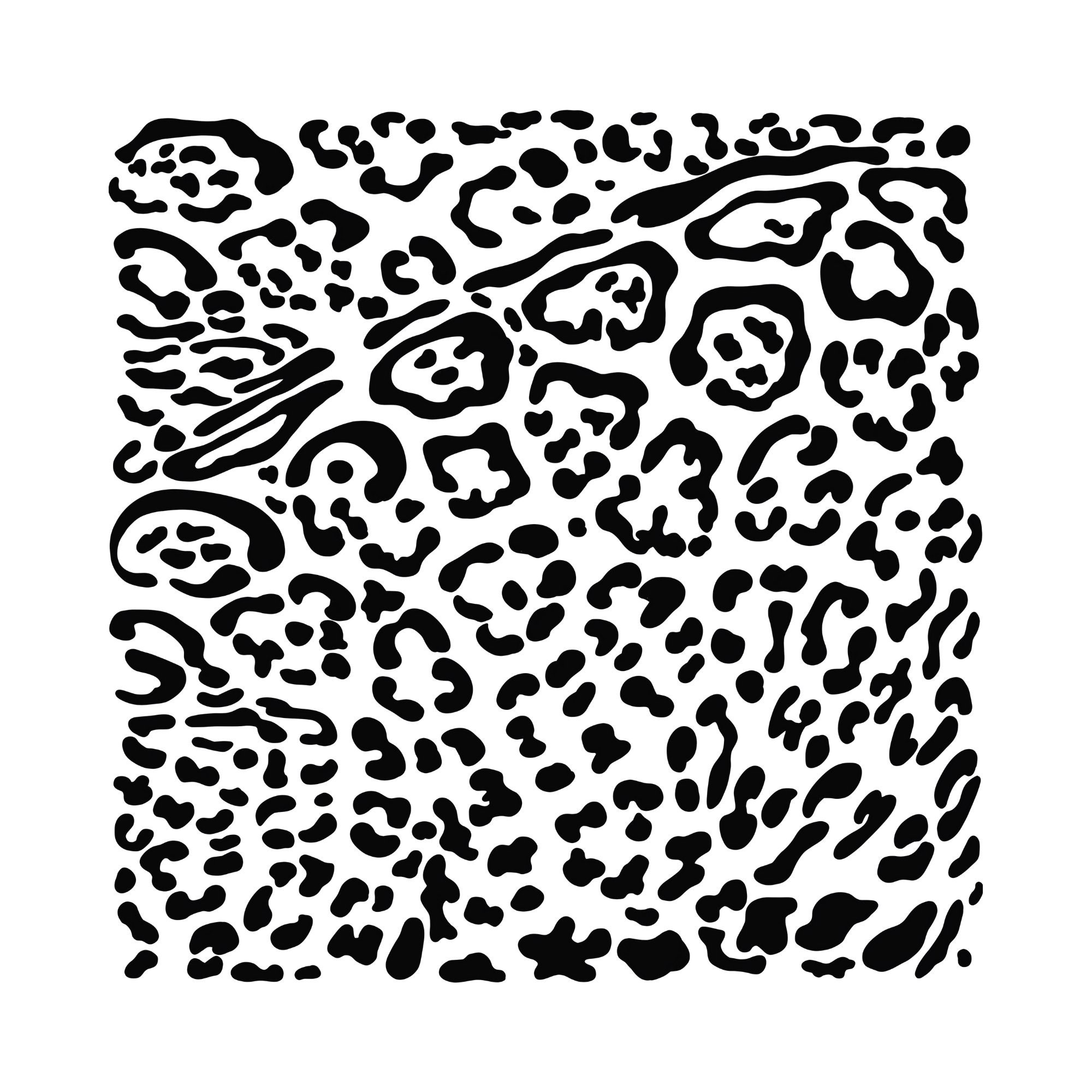 Leopard Print Animal Print Instant Download SVG PNGPDF | Etsy