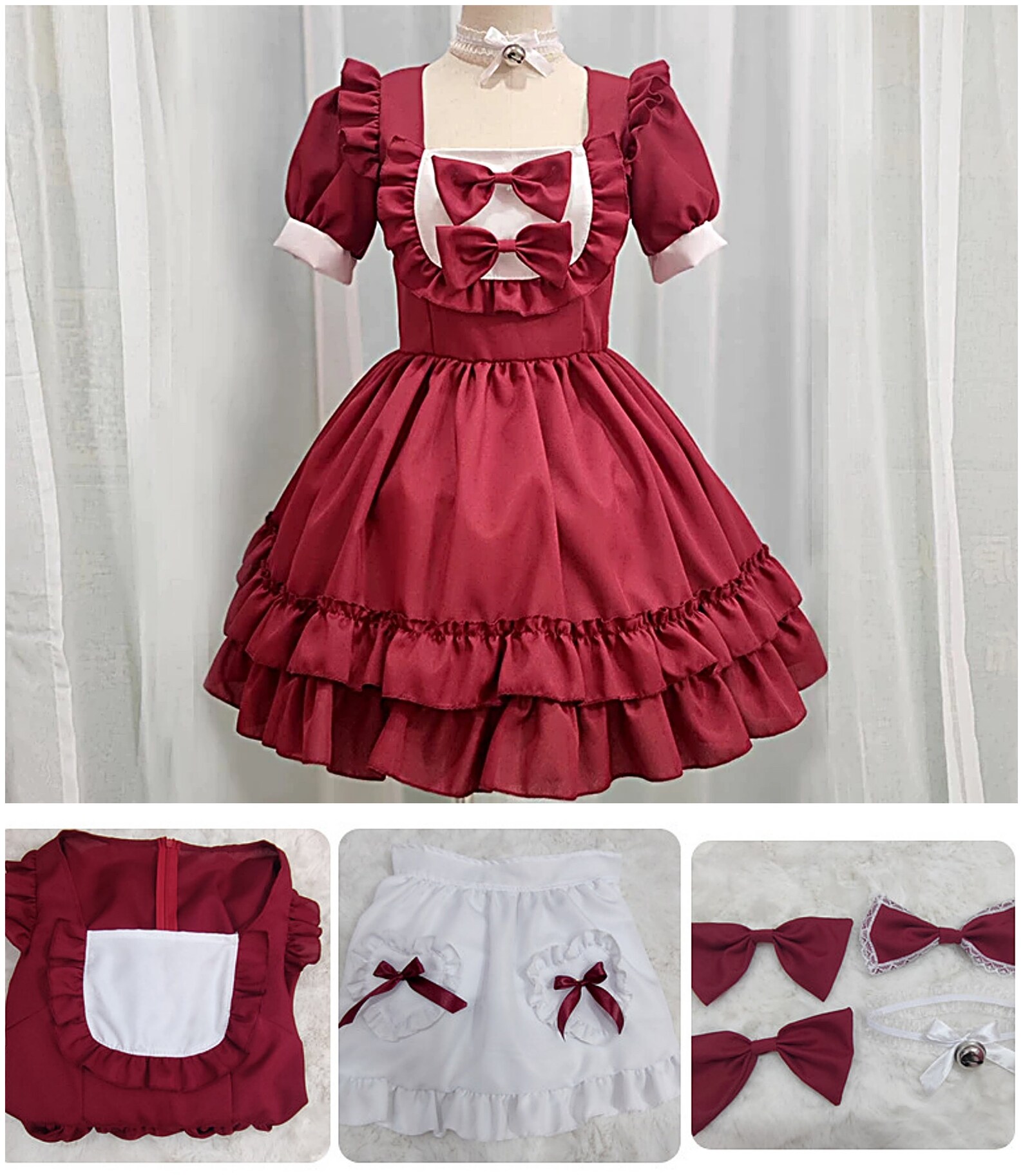 Maid Uniform School Girl Princess Dress Role Play Lolita Dress Etsy