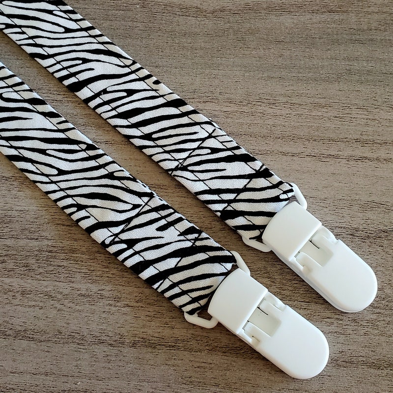 Zebra Pacifier Clip - Etsy