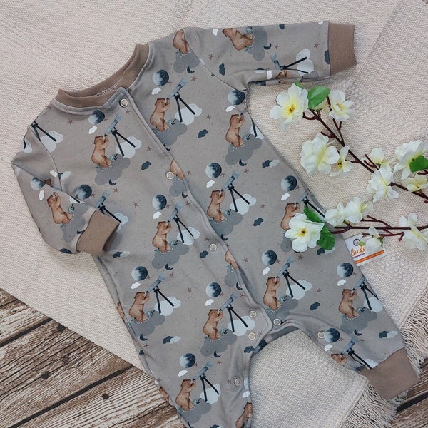 Schlafanzug Pyjama Baby Stoffwindeln