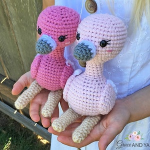 Crocheted Baby Flamingo, #Flamingo