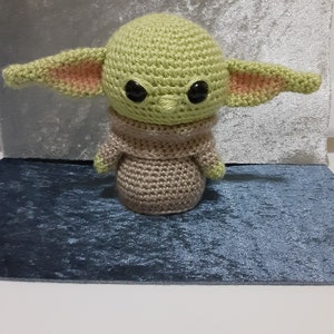 Crochet Baby Yoda: Star Wars Inspired Plush Toy Yoda 2