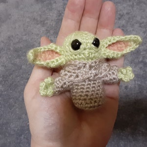 Crochet Baby Yoda: Star Wars Inspired Plush Toy Yoda 3