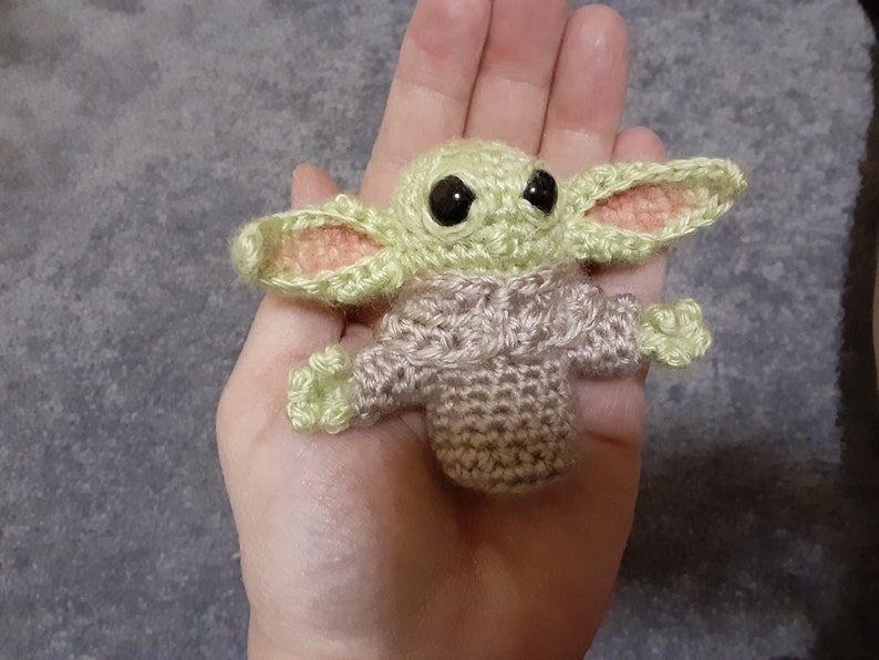 Crochet Baby Yoda: Star Wars Inspired Plush Toy Yoda 3