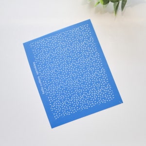 Silkscreen, Silkscreen Stencil, Stencil For Polymer Clay, Clay Tools, Polymer Clay Transfer