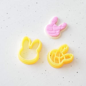 Pan Dulce Bunny Clay Cutter – Mexican Bakery Polymer Clay Cutter – Cute Concha Clay Tools for DIY Crafts