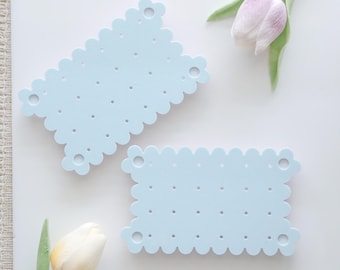 Stackable Stud Earring Holder Trays: UV Resin & Clay Organizer