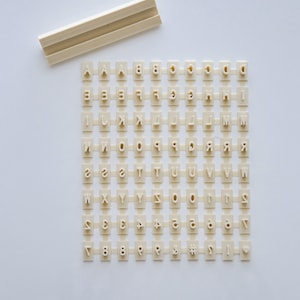 letter Stamp, stamp, clay letter stamps, letter stamps, alphabet stamps, alphabet stamps for clay