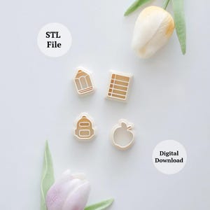 Polymer clay cutter STL,  STL File for 3D Printing, clay cutter STL File, Polymer Clay Tool, digital download, digital
