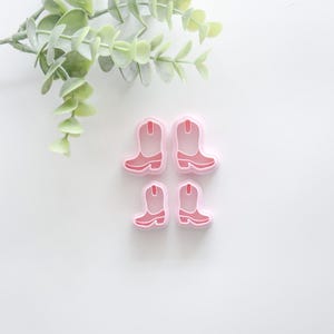 Cowboy Boot Clay Cutter Set: Western Jewelry Making Tools