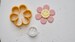 Smiley Face | Embossed Face for Clay | Polymer Cay Cutter | Retro Flower Cutter 