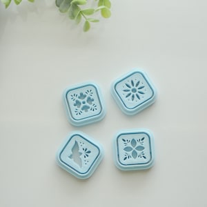 Talavera Polymer Clay Cutter - Clay Cutters for Polymer Clay – DIY Earring Cutter Tools – 3D Printed Shapes for Jewelry Making