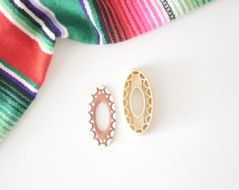 Oblong Talavera Polymer Clay Cutter: 62.4mm Clay Cutters