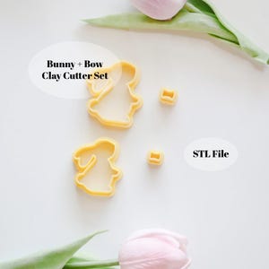 Easter Polymer clay cutter STL,  STL File for 3D Printing, clay cutter STL File, Polymer Clay Tool, digital download, digital