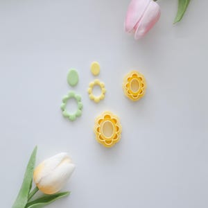 Flower Polymer Clay Cutters – Floral Clay Tools for Earrings, Jewelry & DIY Crafts