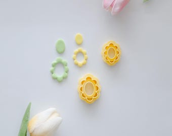 Flower Polymer Clay Cutters – Floral Clay Tools for Earrings, Jewelry & DIY Crafts