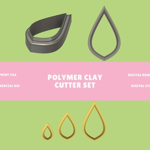 Polymer clay cutter STL,  STL File for 3D Printing, clay cutter STL File, Polymer Clay Tool, digital download, digital
