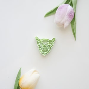 Bull Polymer Clay Cutter: Western Earring Jewelry Making