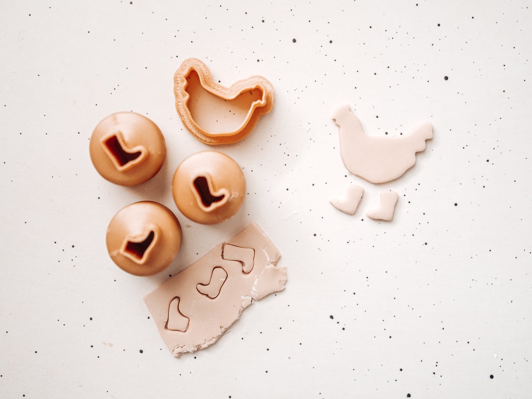 Chicken Clay Cutter, Polymer Clay Cutters, Clay Cutters, Clay Cutters