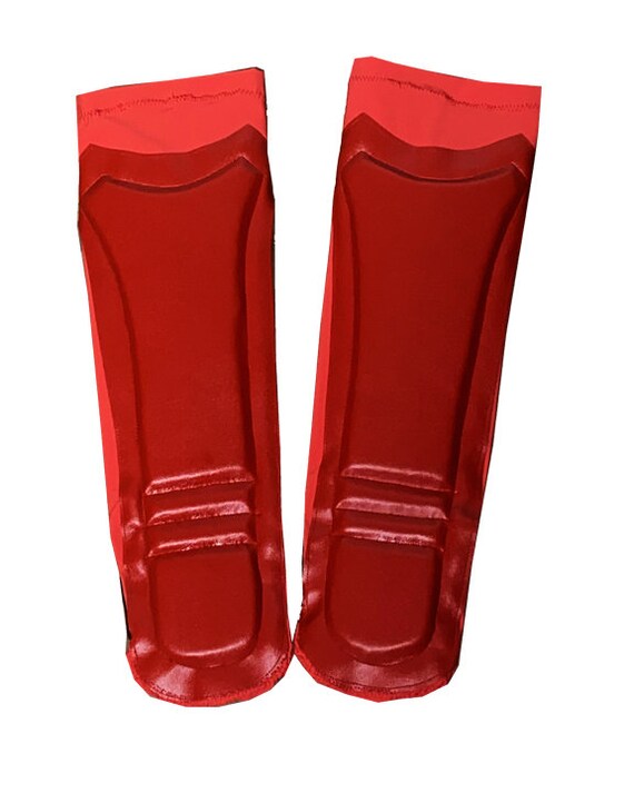 Red Kick Pads Pro Wrestling Gear MMA Mens Wrestling Etsy