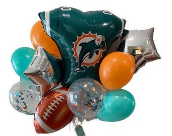 Ramo de globos de los Miami Dolphins