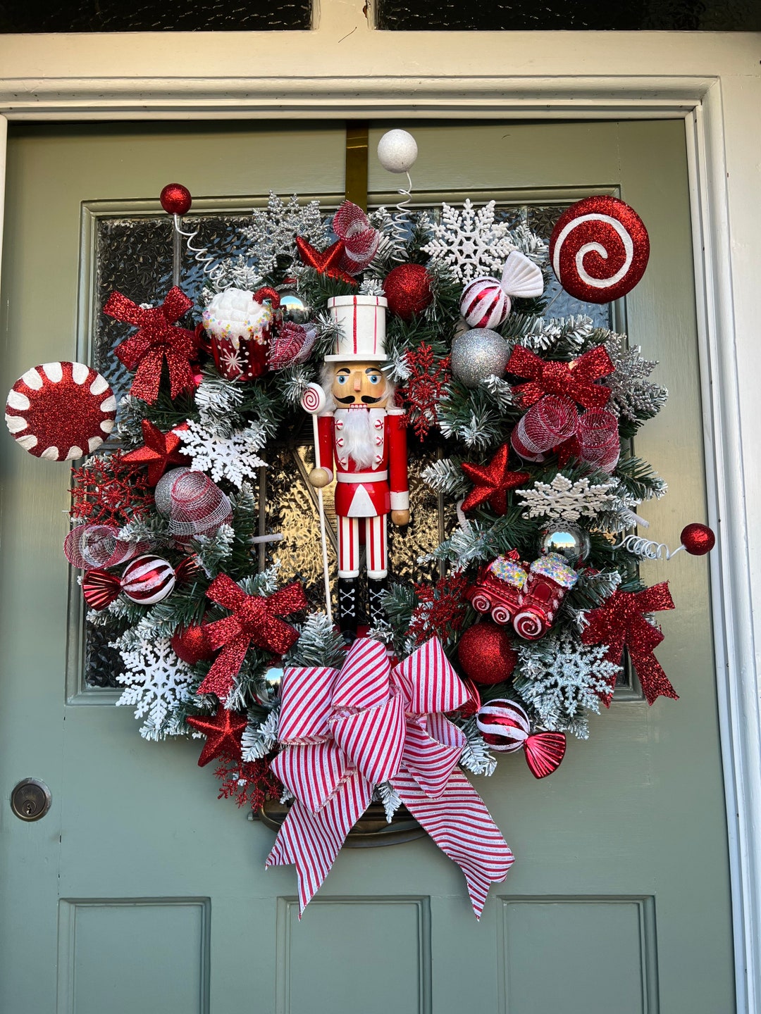 EXTRA LARGE WREATH 70CM Wreath Handcrafted Wreath Luxury Wreath