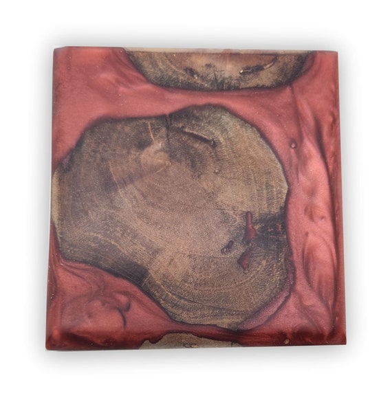 Epoxy Resin Coasters, Wood Coasters, Handmade Coaster, Handcrafted Wooden Coasters, Home Decor Coaster, Artisanal Gift