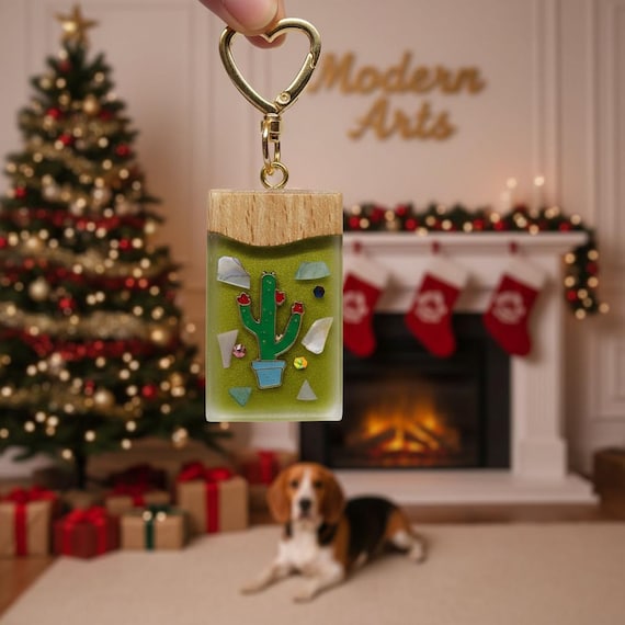 Artistic handmade keychain