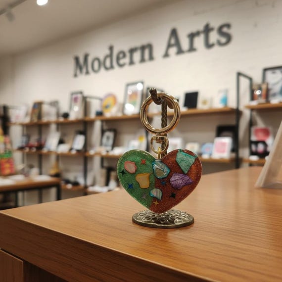 Artistic handmade keychain