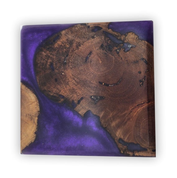 Epoxy Resin Coasters, Wood Coasters, Handmade Coaster, Handcrafted Wooden Coasters, Home Decor Coaster, Artisanal Gift