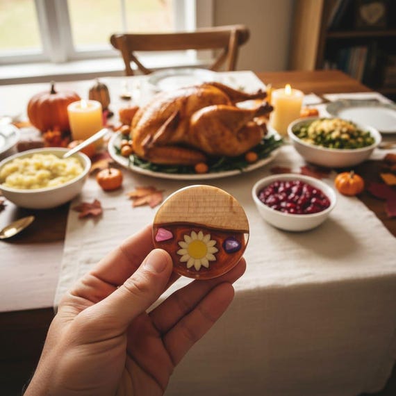 Artistic handmade keychain