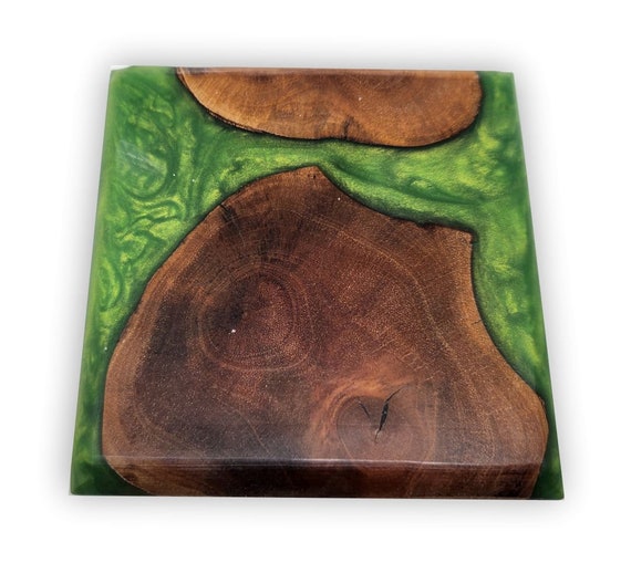 Epoxy Resin Coasters, Wood Coasters, Handmade Coaster, Handcrafted Wooden Coasters, Home Decor Coaster, Artisanal Gift