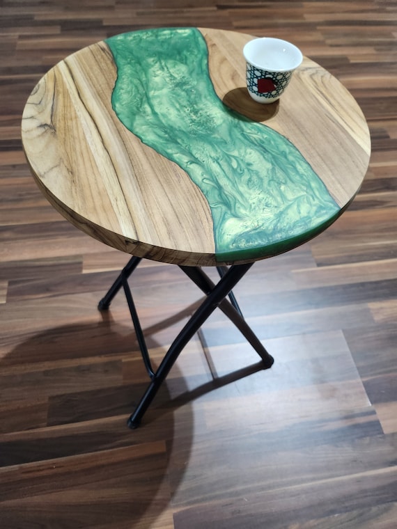 Epoxy River Coffee Table (Foldable)