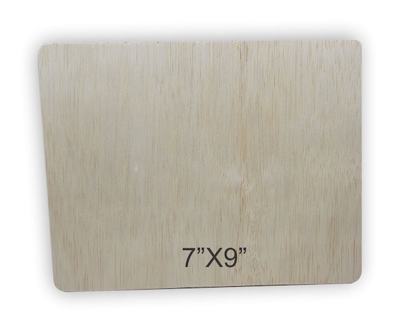 Sande Playwood 7x9"curved edges set of 4 pcs