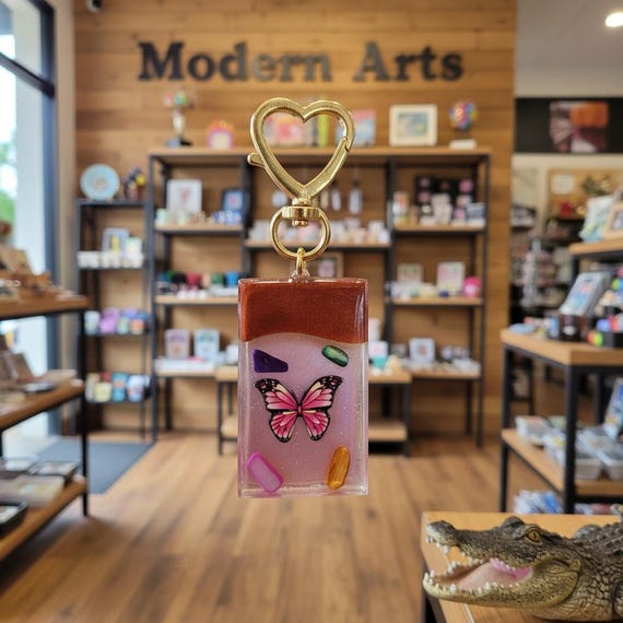 Artistic handmade keychain