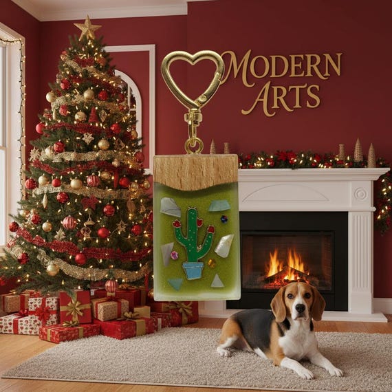 Artistic handmade keychain