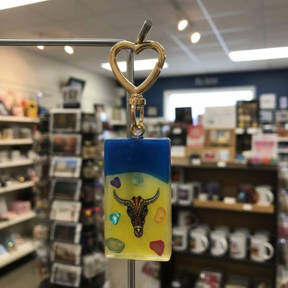 Artistic handmade keychain