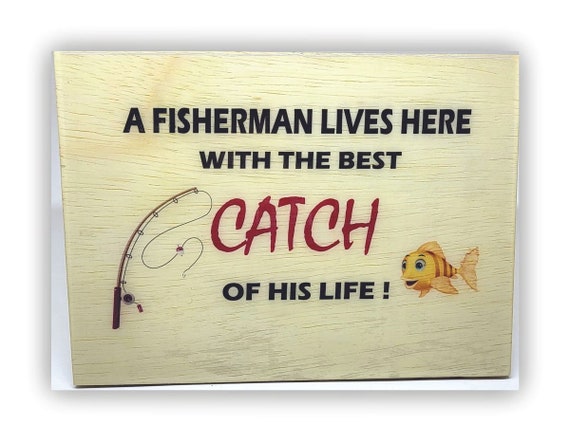 Fishing plaque 7"x9" (#521)
