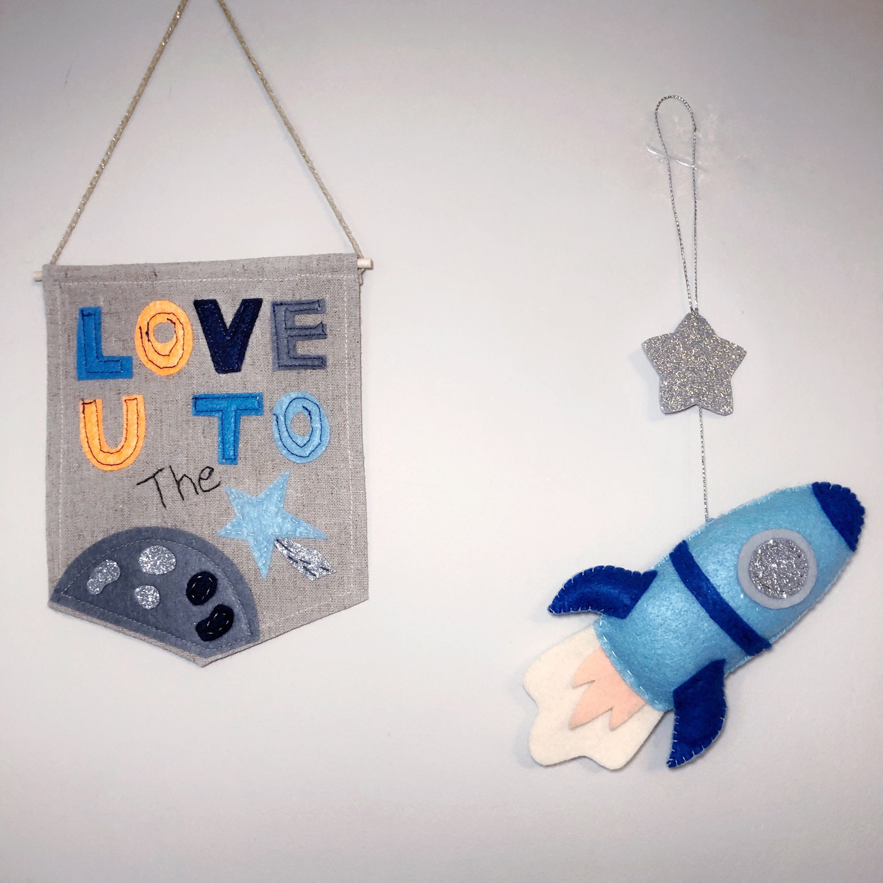 Weltraum Kinderzimmer Dekor Weltraum Wandbehang für | Etsy