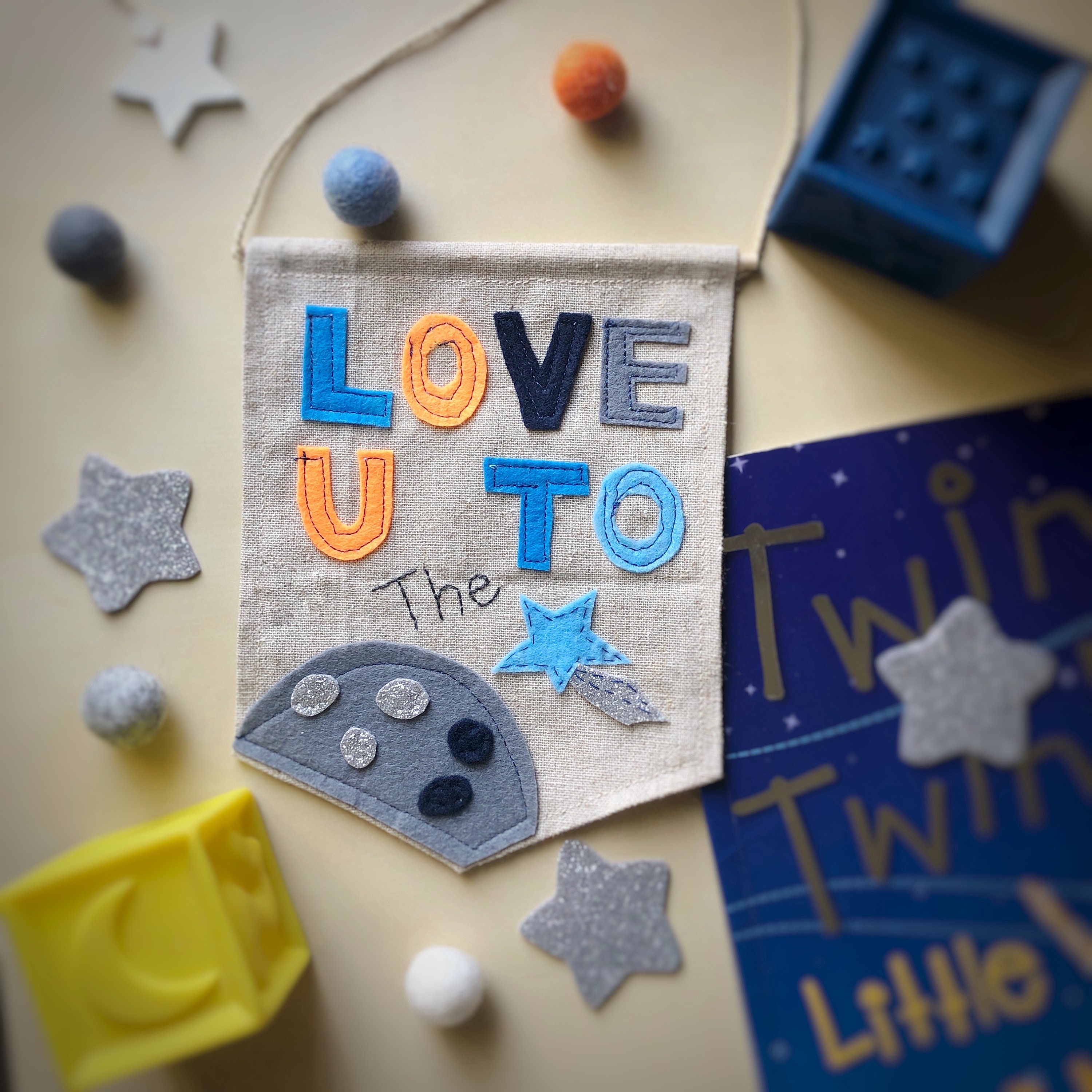 Weltraum Kinderzimmer Dekor Weltraum Wandbehang für | Etsy